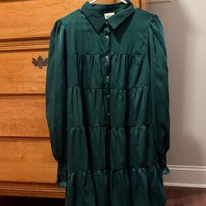 Peach Love California Emerald Long Sleeve Dress